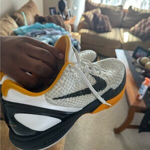 Nike zoom Kobe 6 protro white del sol